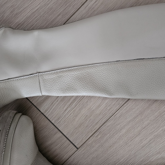 Allison Tall Boots – Beige Tumbled Leather - Picture 5 of 13